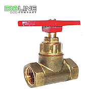 Клапан  запорный латунь Ду 15 Ру16 ВР/ВР 15б1п Цветлит