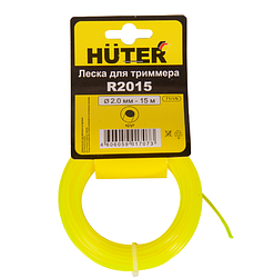 Леска Huter R2015 для триммера, 2 мм, круг