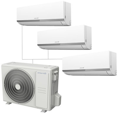 Мульти-сплит система Atlantiq A3OE-27HRN8-Q + ASAGI-09HRFN8 + ASAGI-12HRFN8 + ASAGI-12HRFN8
