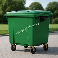 Пластиковый мусорный контейнер (мусорный бак) БМ 1100 л.