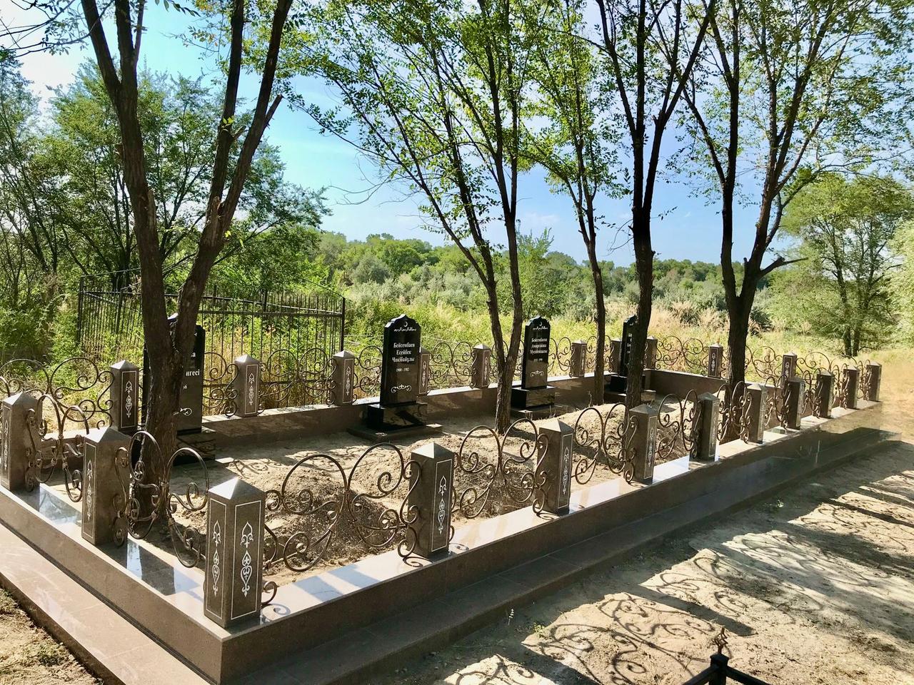 Благоустройство мусульманской могилы