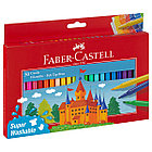 Фломастеры Faber-Castell "Замок", 50цв., смываемые, картон, европодвес, фото 9