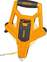 INGCO мерная лента геодезическая HFMT83100, 100 м х 12.5 мм
