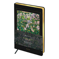 Ежедневник датированный 2026г., А5, 176л., твердый переплет, кожзам, Greenwich Line "High Art. Donoh