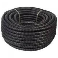 Труба гофрированная 16 мм тяжелая с зондом черн., ПНД (HF) (100м)