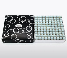 Набор наклеек (набойки) на бильярдные кии 100шт