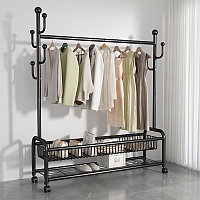 Вешалка для одежды TW-911, черная