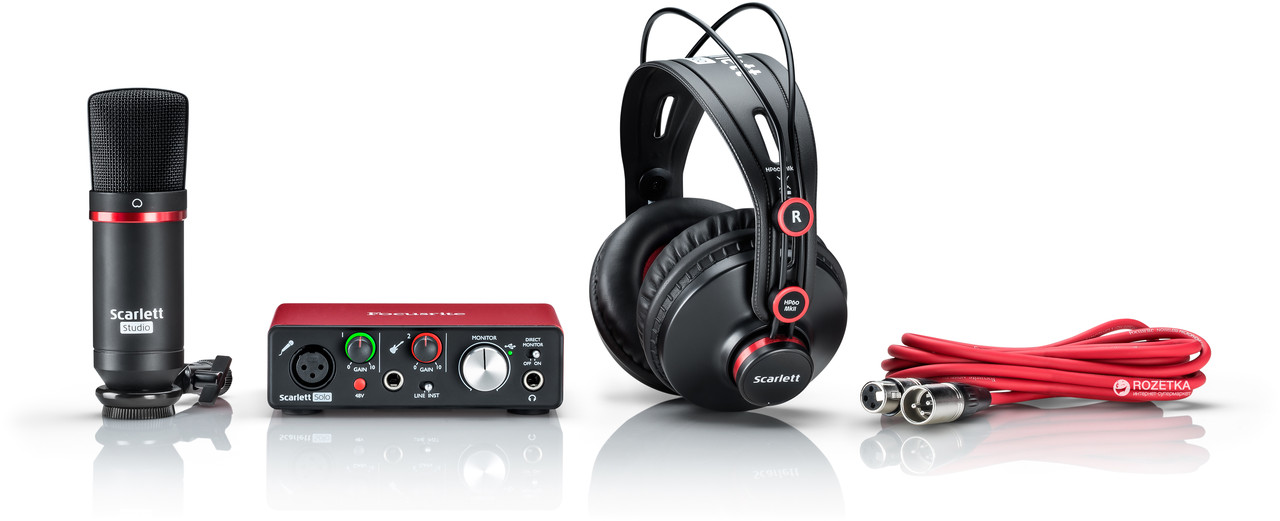 Комплект для звукозаписи Focusrite scarlett solo 2nd GEN, фото 1