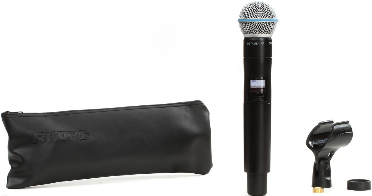 SHURE QLXD2/B58=-H51 Pучной передатчик серии QLXD с капсюлем микрофона BETA58, фото 1