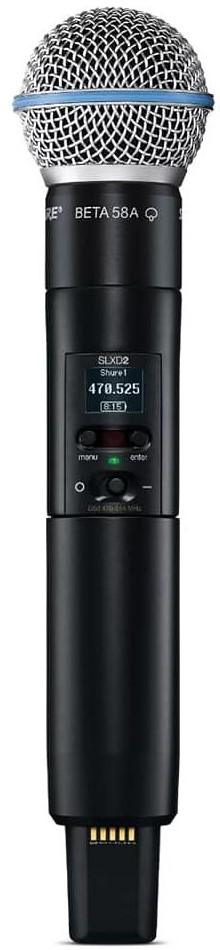 SHURE SLXD24E/B58-H56 Радиосистема SLXD с ручным микрофоном BETA58, фото 1