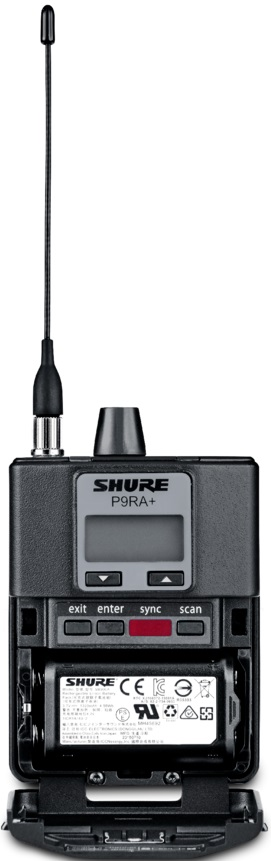 SHURE P9RA+=-G7E Поясной приемник мониторной системы PSM900, фото 1