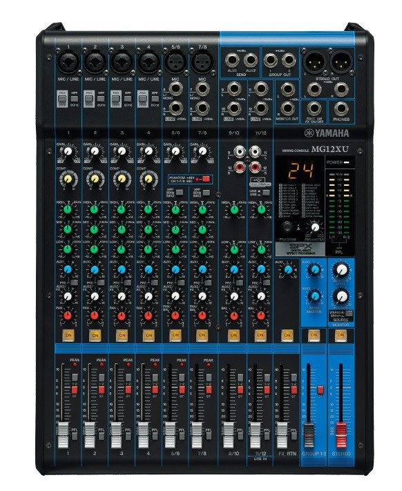 Аналоговый Микшерный пульт Yamaha MG12XU, фото 1