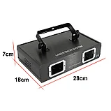 Лучевой лазер   Led Laser Show System (2 глазный лазер), фото 3