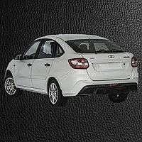 Задний бампер "XMug" (АБС-пластик) лифтбек