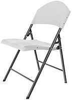Стул складной SAMMAN Vän N для офиса, дома, кухни, дачи 59×49×86 см, белый флок