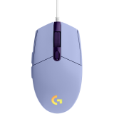 LOGITECH G102 LIGHTSYNC Corded Gaming Mouse - LILAC - USB - EER, фото 1