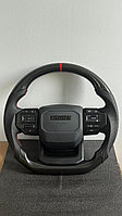 Руль на Land Cruiser Prado 150 2010-23 в стиле Prado 250 (Карбон)