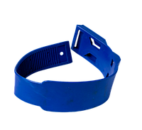 Браслет на ногу для КРС на кольце, синий