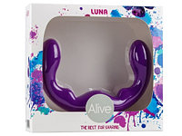 Гибкий двойной женский страпон Luna (цвет фиолетовый)