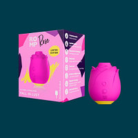 Вакуумный стимулятор клитора Romp Rose (10 режимов, перезаряжаемый) (цвет розовый)