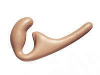 Страпон без ремней анальный Natural Seduction (цвет телесный)