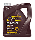 Трансмиссионное масло MANNOL Basic Plus 75W-90 GL-4+ 8108 4л