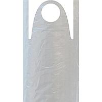 Фартук белый полиэтиленовый защитный 68*110 (100 шт/уп)