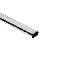 Штанга овальная хром 1мм бизнес