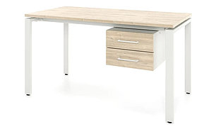 Стол офисный SM П-2 (R55), 1400х700х750 мм с тумбой