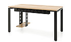 Стол офисный SM П-3 (R55), 1400х700х750 мм с подвесом и кабель-каналом, фото 2