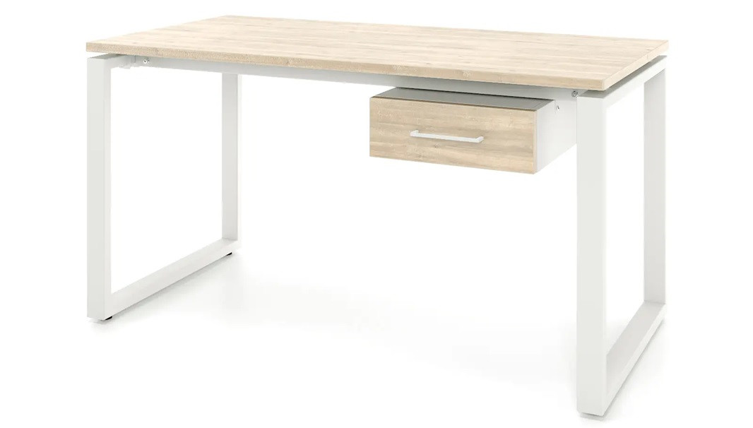 Стол офисный SM O-1 (R55), 1400х700х750 мм с тумбой, фото 1