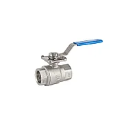 Кран шаровый муфтовый М-М из нержавеющей стали 1/2'' DN15