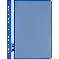 Папка с файлами OfficeSpace на 10 вкладышей с перфорацией, синяя