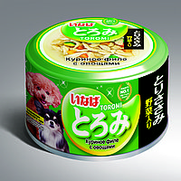 Дополнительный рацион в бульоне для собак INABA Toromi Куриное филе с овощами 80г