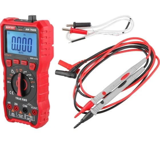 Мультиметр цифровой WORTEX AM 9009, фото 1