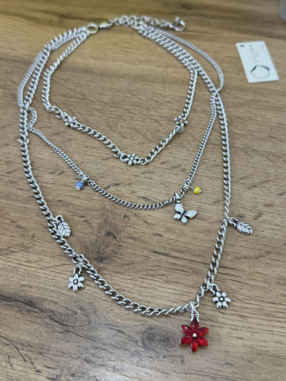 Колье /Муранское стекло/ тройное / ЕВ105 / 45-60 см ( пр. Абая 141 ), фото 1