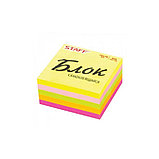 Блок самоклеящийся (стикеры) STAFF НЕОНОВЫЙ, 76х76 мм, 400 листов, 5 цветов, 129351, фото 3