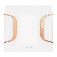 Весы напольные электронные Hyundai H-BS03871 макс.180кг белый