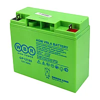 Батарея для UPS 12V 18Ah WBR GP12180 181x76x167mm GP12180