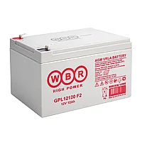 Батарея для UPS 12V  12Ah  WBR GPL12120 F2  98x151x98mm GPL12120 F2