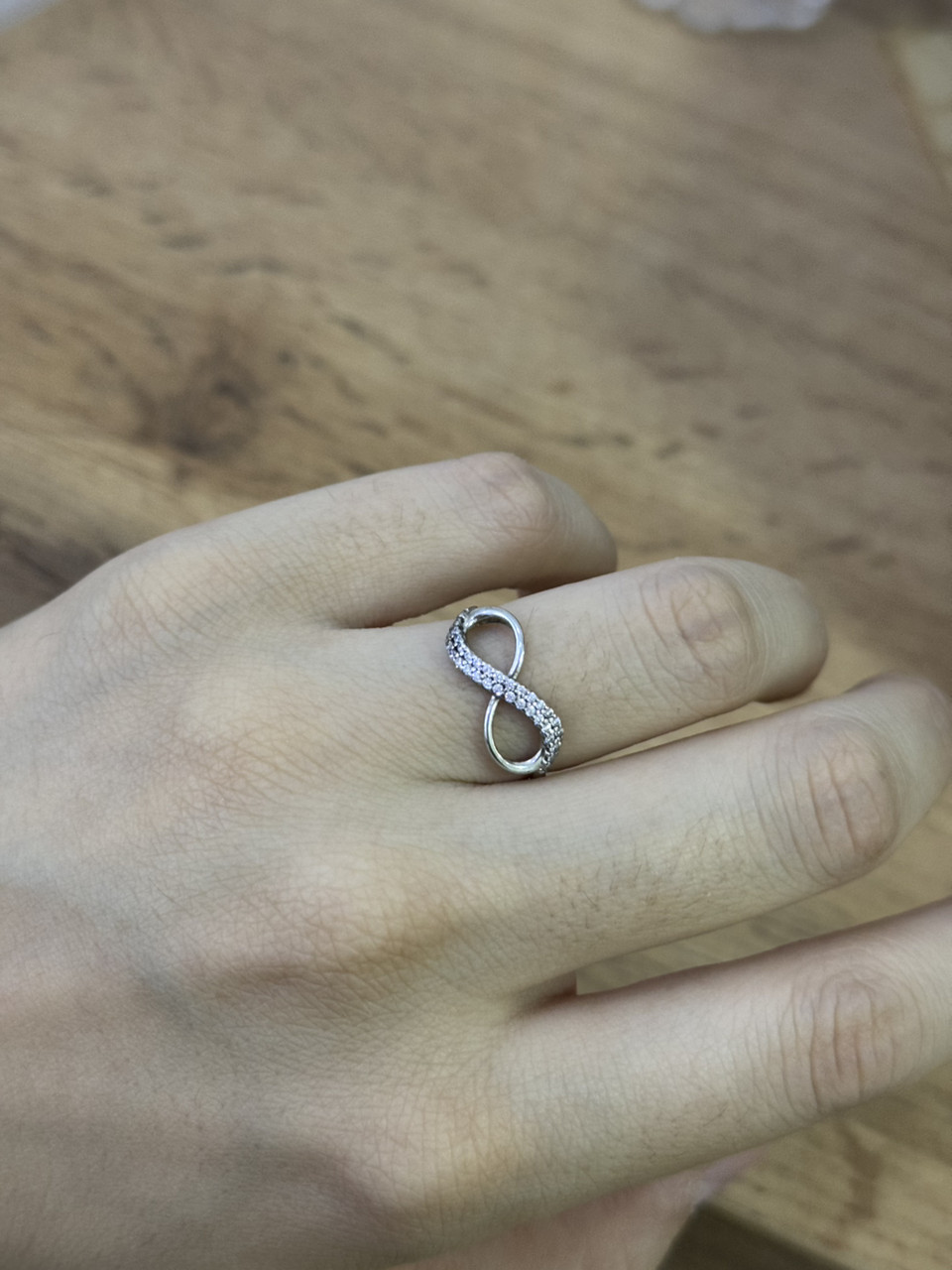 Кольцо с цирконом / 17,5 размер ( пр. Абая 141 ), фото 1