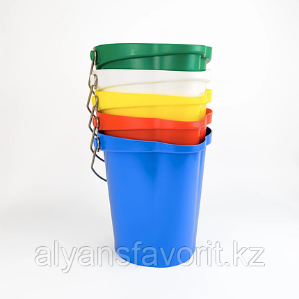 Ведро пищевое гигиеничное с мерной шкалой, 12 литров. РФ, фото 1