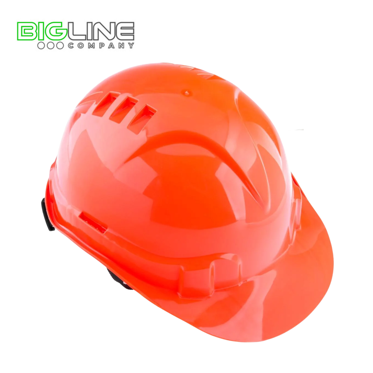 Каска защитная Оранжевая с тканевой амортизационной вставкой