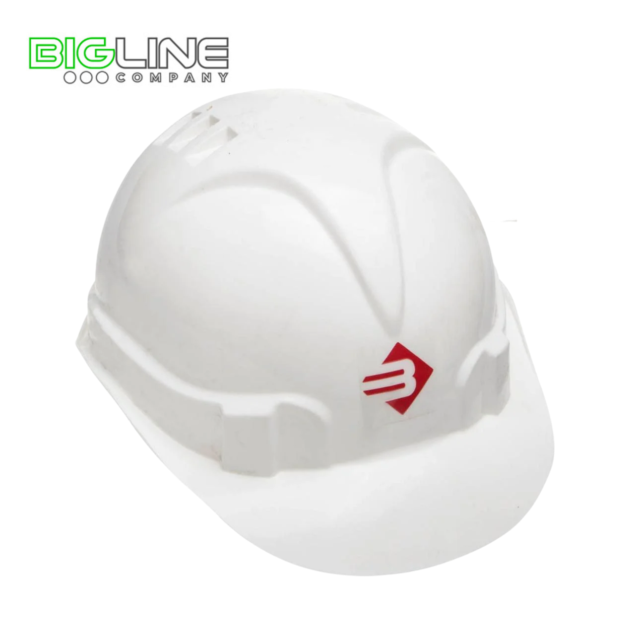 Каска защитная Белая с тканевой амортизационной вставкой