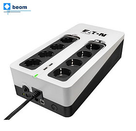 Источник бесперебойного питания Eaton 3S850D (850ВА/510Вт | AVR: 184-264В | Бат.: 12В/9 Ач*1шт | вых.: 8 розеток Schuko)