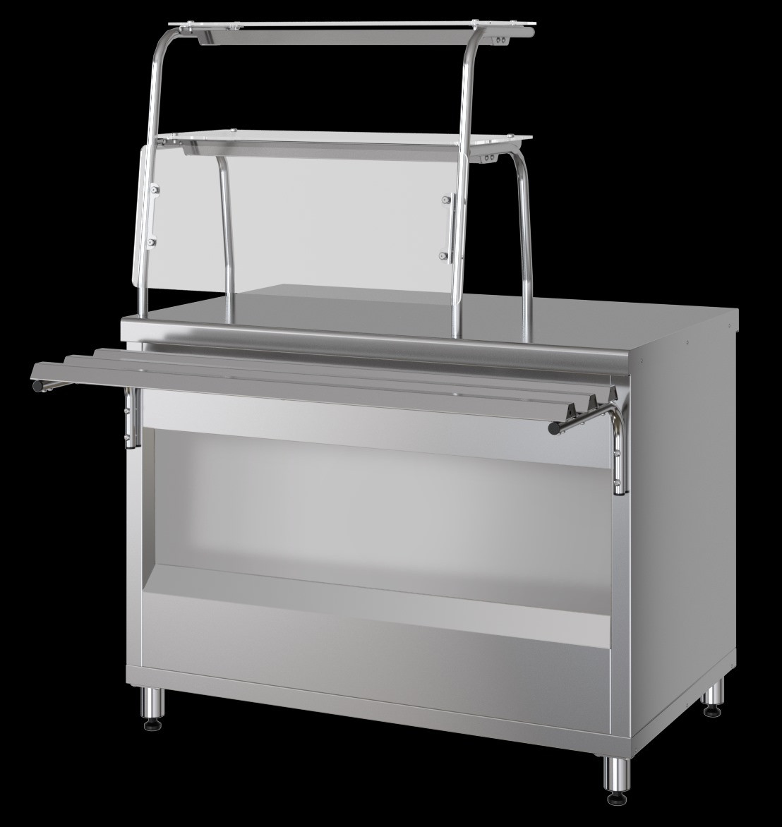 Прилавок нейтральный Марихолодмаш с полками ПНП11, фото 1