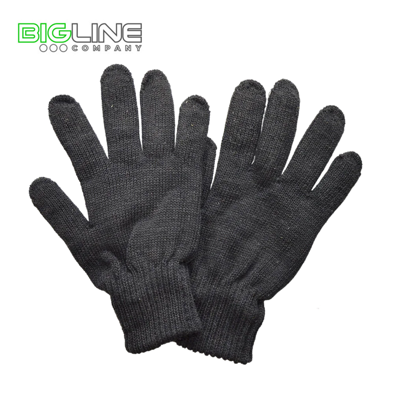 Перчатки х/б двойные "Зима" серые (5/150)