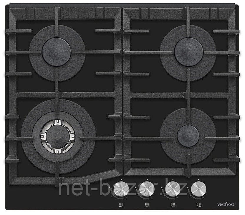 Встраиваемая варочная поверхность (газовая) VestFrost GOGW 27 B, фото 1
