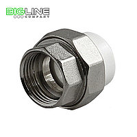 Муфта комбинированная 20*3/4" разъемная (американка), внутренняя резьба, РТП