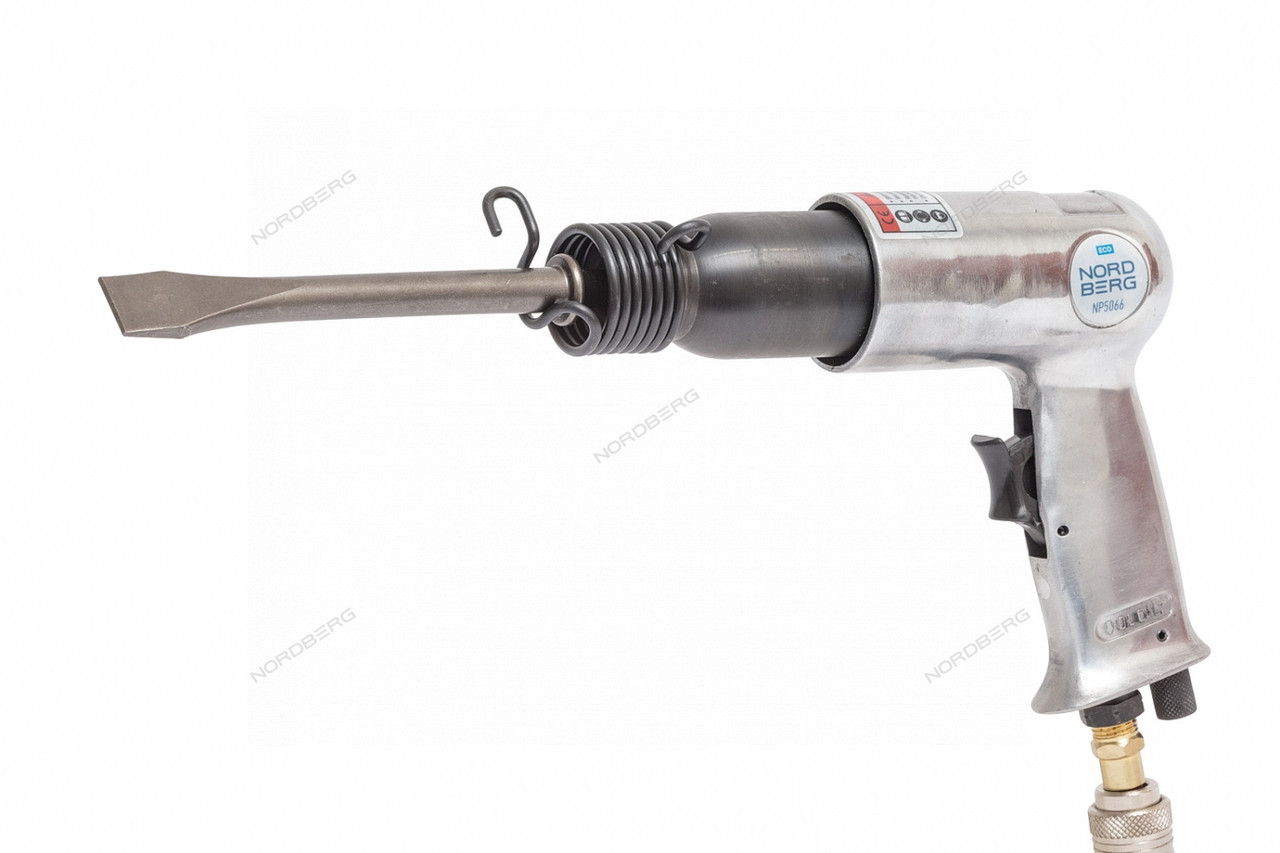 Пневматическое зубило 190 мм с комплектом насадок, фото 1